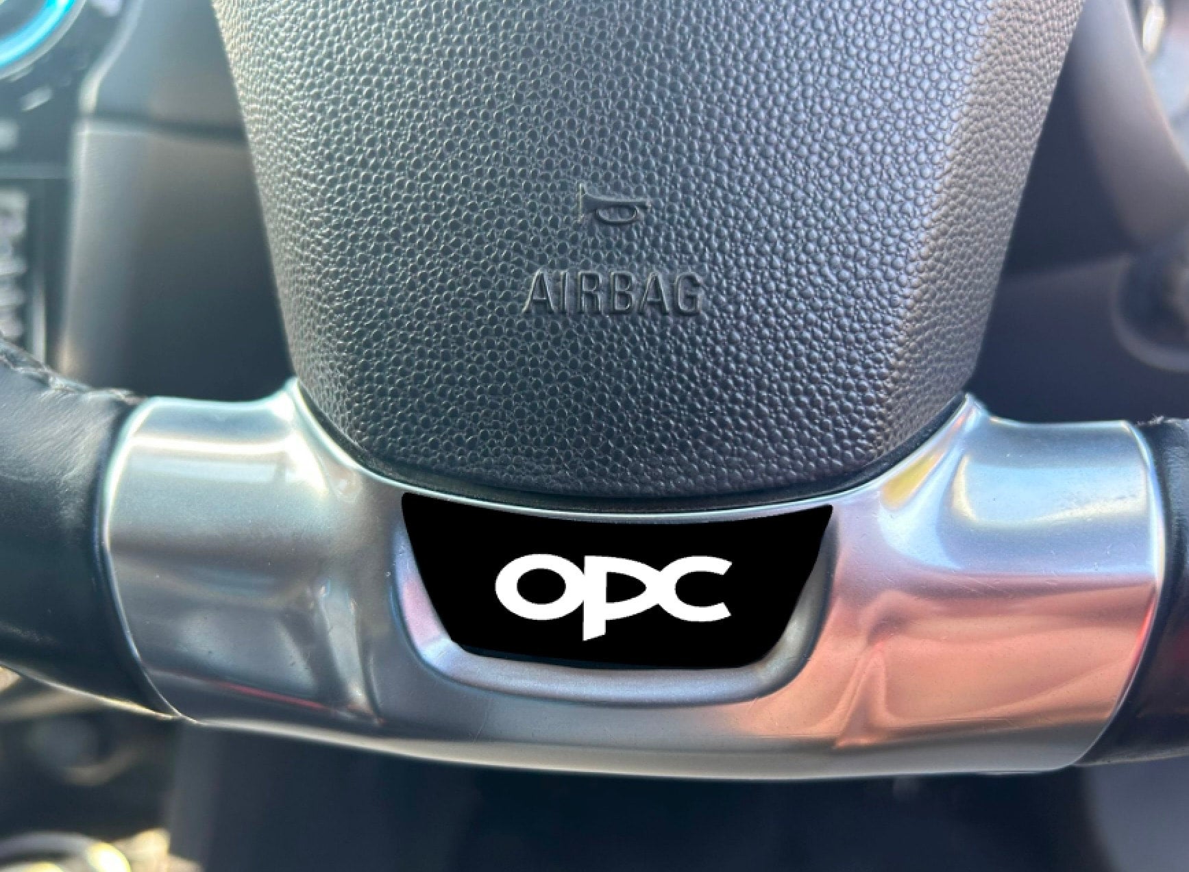 2x Air Vent Rings For Vauxhall Corsa D / Opel Corsa - PVC Gel Badge Overlays