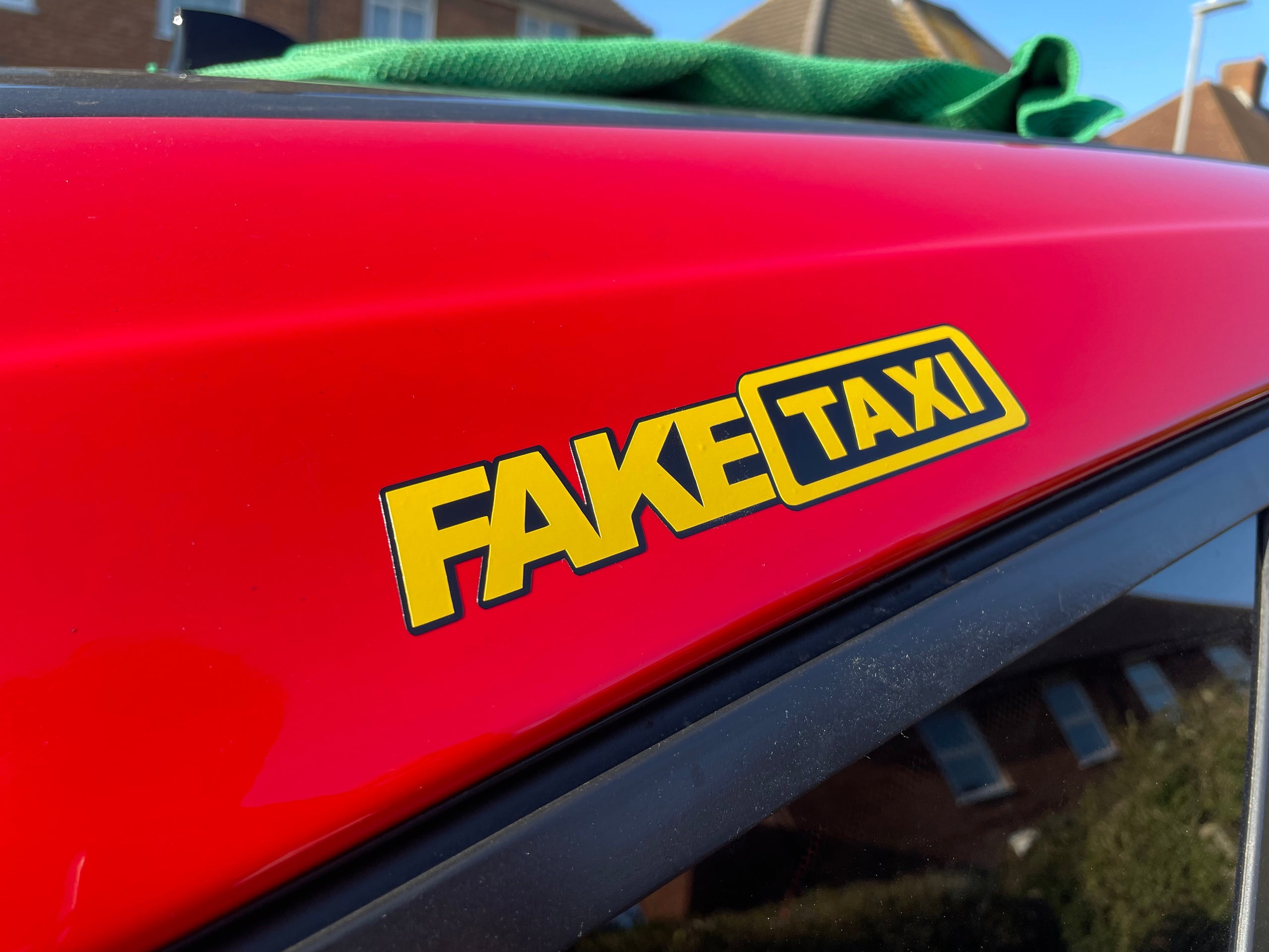 Fake taxi sticker | UnityStickers